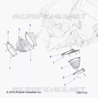 CHASSIS, TIE ROD BOOT ASM.