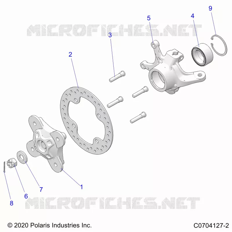SUSPENSION AVANT CARRIER- Z23NAK99A/99B (C0704127-2)