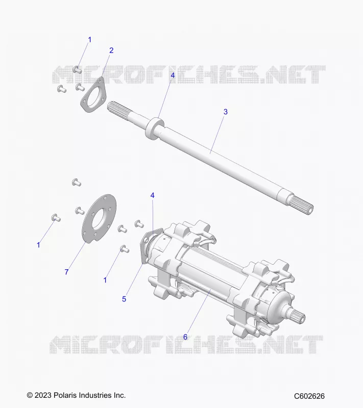 DRIVE TRAIN, JACKSHAFT AND ARBRE DE TRANSMISSION