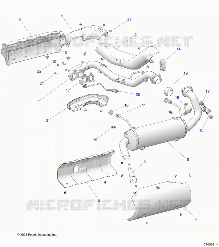 ENGINE, ECHAPPEMENT