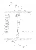 SUSPENSION ARRIERE SUPPORT AMORTISSEUR 