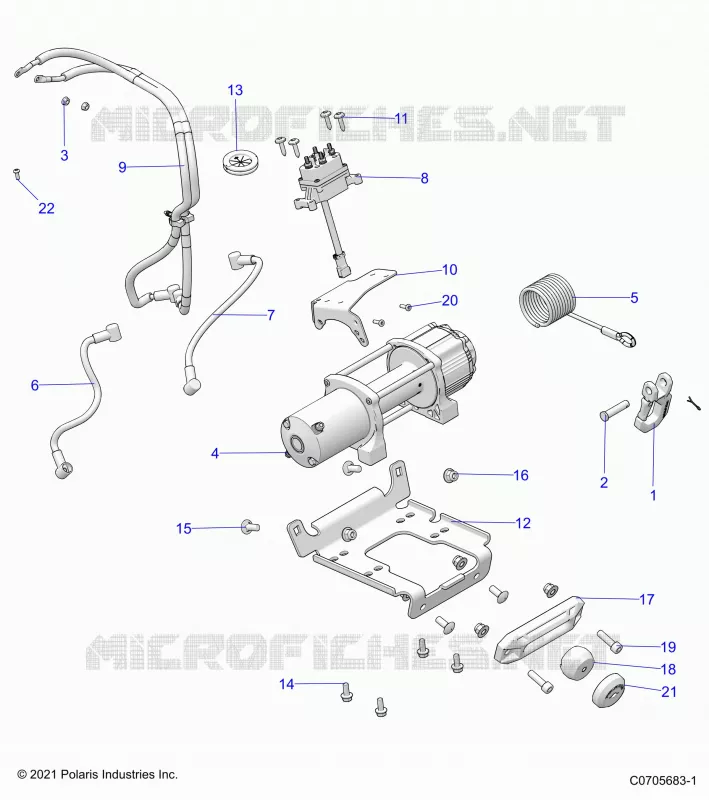 CHASSIS, TREUIL