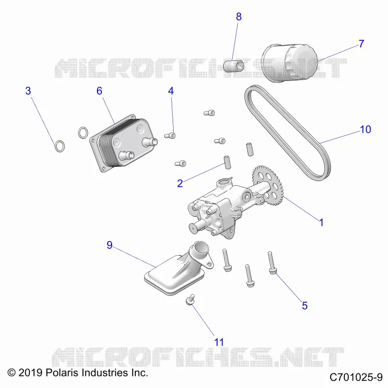 POMPE A HUILE AND OIL COOLER