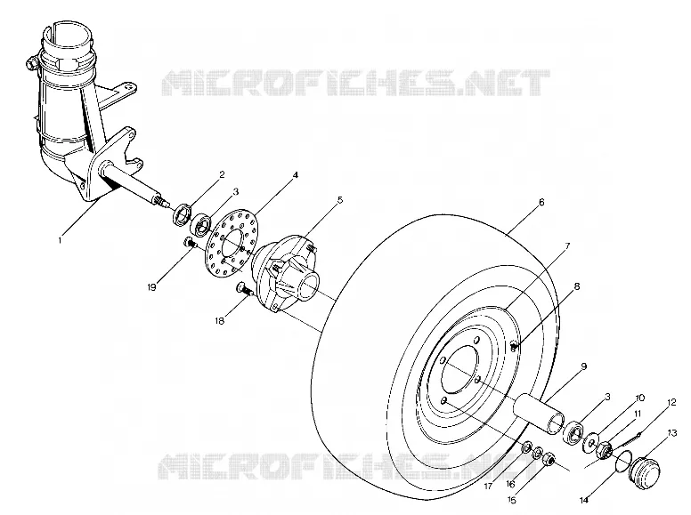 ROUE AVANT ASSEMBLY (4917741774017A)