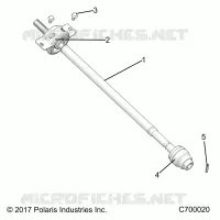 DRIVE TRAIN, ARBRE DE TRANSMISSION AVANT