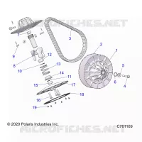 SYSTÃˆME DE TRANSMISSION, SECONDARY CLUTCH