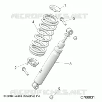 SUSPENSION AVANT SHOCK MOUNTING
