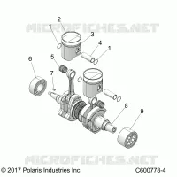 ENGINE, PISTON ET VILEBREQUIN