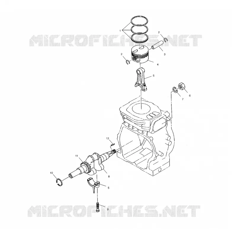 PISTON ET VILEBREQUIN