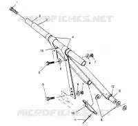BRAS DE SUSPENSION AVANT 500 EFI 0963774 AND EUROPEAN 500 EFI E963774 (4936183618B012)