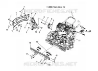 SUPPORT MOTEUR RH and FRONT