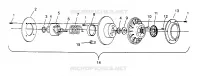 EMBRAYAGE DE TRANSMISSION ULTRA SKS 0960578, EUROPEAN ULTRA SKS E960578,  AND ULTRA RMK (4931683168C004)
