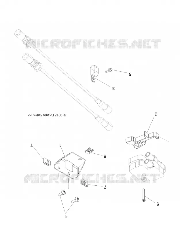 ELECTRICITE, IGNITION COIL MOUNTING
