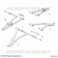 SUSPENSION AVANT CONTROL ARMS