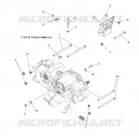 DRIVE TRAIN, MAIN SUPPORT PONT