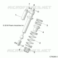 SUSPENSION, AMORTISSEUR AVANT MOUNTING