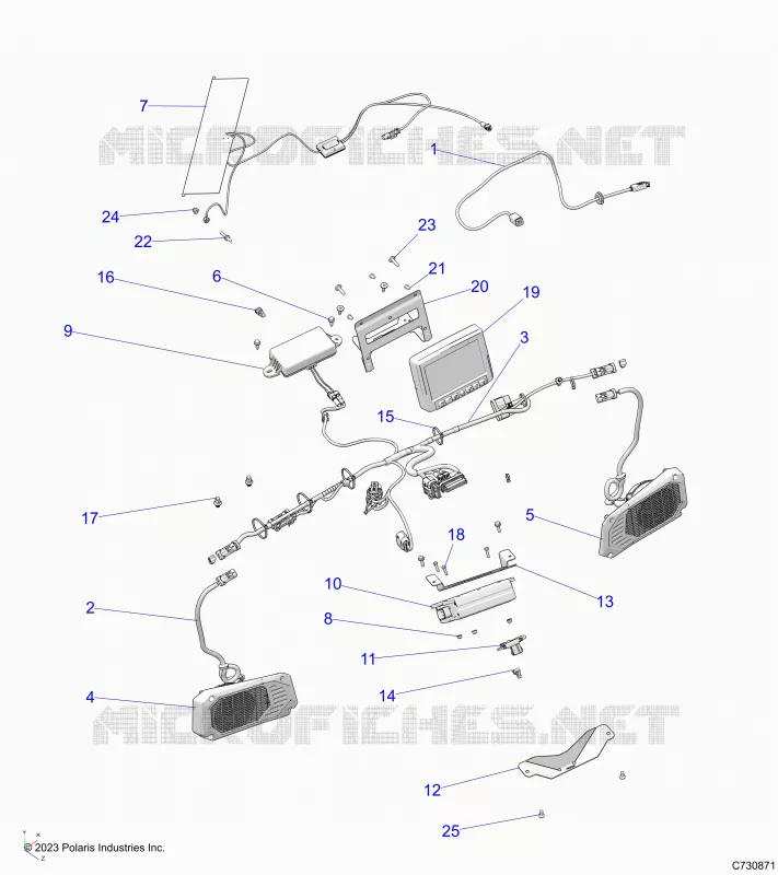 ELECTRICITE, DASH COMPONENTS, RIDE COMMAND