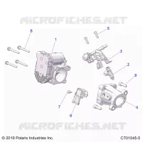 ENGINE, CORPS DE PAPILON AND FUEL RAIL