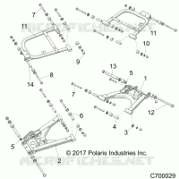 SUSPENSION ARRIERE CONTROL ARMS