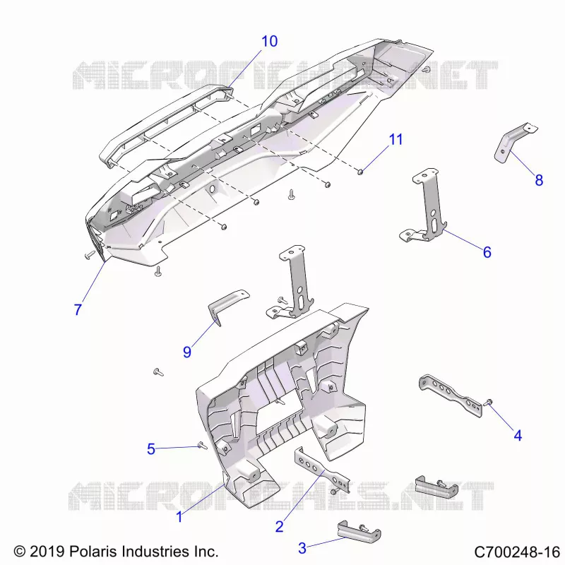 CARROSSERIE ARRIERE BUMPER