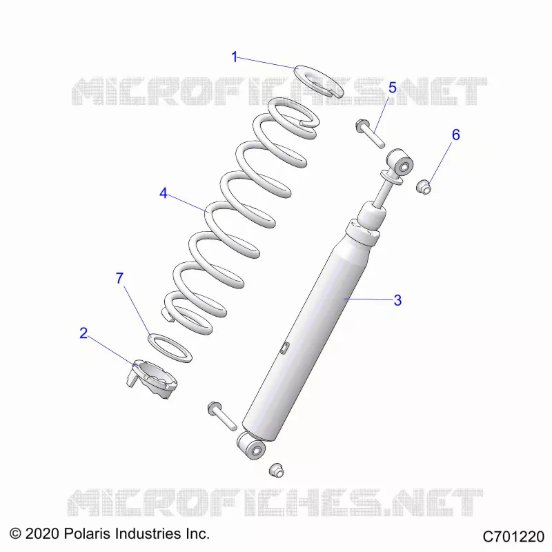 SUSPENSION, AMORTISSEUR AVANT MOUNTING