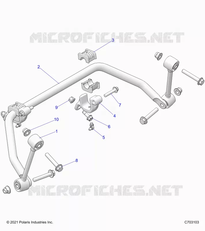 SUSPENSION, FRONT BARRE STABILISATRICE