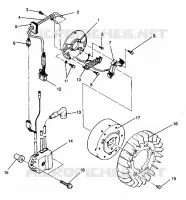STATOR ASSEMBLY LITE 0943433,STARLITE 0943427 and  LITE DELUXE 0943431 (4924992499041A)