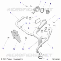 REFROIDISSEMENT, THERMOSTAT AND BYPASS