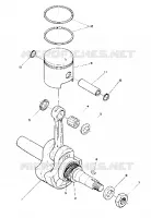 PISTON AND VILEBREQUIN (STAR) (4909540954022A)