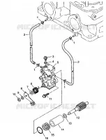 POMPE A HUILE 500 INDY 0982764(A)(B) and EUROPEAN 500 INDY E982764A (4942104210C013)