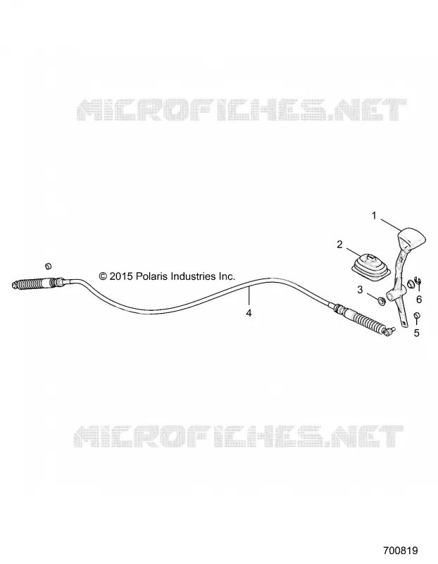 DRIVE TRAIN, SELECTEUR DE VITESSE