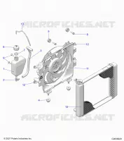 ENGINE, SYSTÃˆME DE REFROIDISSEMENT, RADIATOR, FAN & OVERFLOW BOTTLE