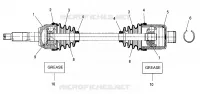 ARBRE DE TRANSMISSION ARRIERE