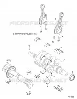 ENGINE, VILEBREQUIN AND BEARINGS