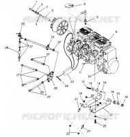 SUPPORT MOTEUR XLT Special (Xtra) 0946767 (4927112711025A)