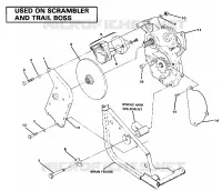 RIGHT HAND GEARCASE   FREIN MOUNTING. (4911991199037A)