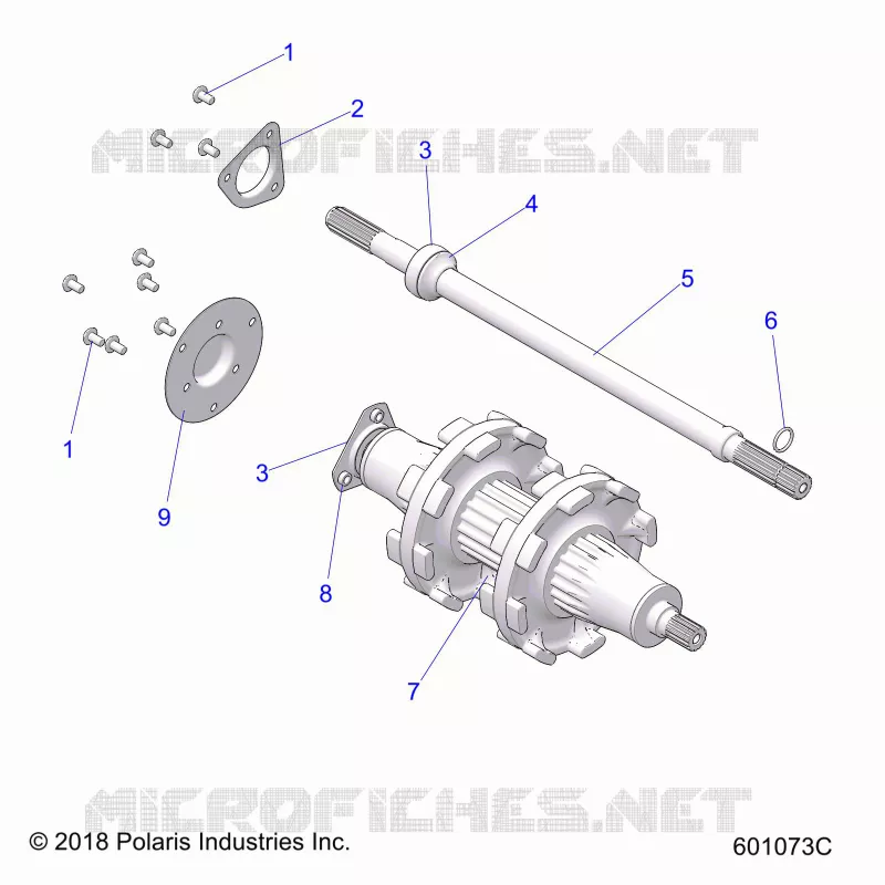DRIVE TRAIN, JACKSHAFT AND ARBRE DE TRANSMISSION