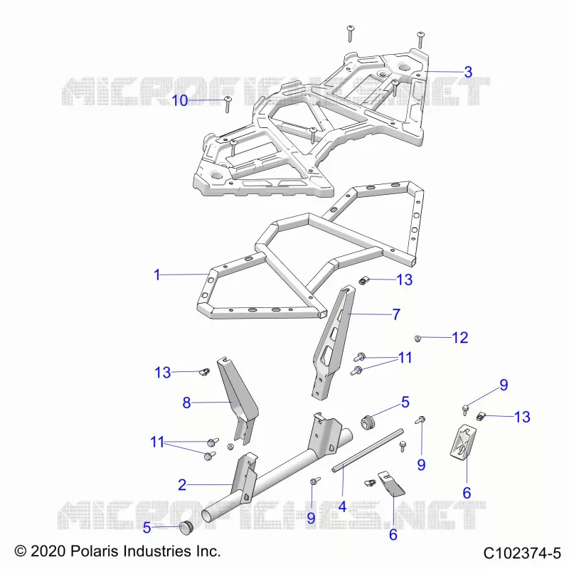 CARROSSERIE ARRIERE RACK