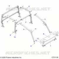 CHASSIS, CAB CADRE