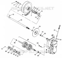 SYSTÈME DE TRANSMISSION CLASSIC TOURING 0973365 AND EUROPEAN CLASSIC TOURING E973365 (4938493849B010)