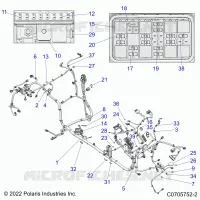 ELECTRICITE, WIRE HARNESS, CHASSIS