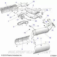 ENGINE, ECHAPPEMENT
