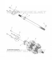 DRIVE TRAIN, JACKSHAFT AND ARBRE DE TRANSMISSION