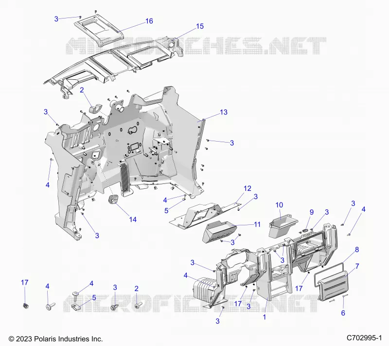 TABLEAU DE BORD AND FRONT CLOSEOFF