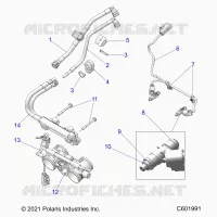 SYSTÃˆME D'ALIMENTATION, RAIL, LINES AND THROTTLE BODY