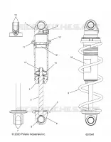 SUSPENSION, AMORTISSEUR AVANT TRACK MONOTUBE