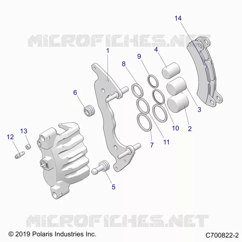 FREIN AVANT CALIPER