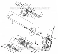 SYSTÈME DE TRANSMISSION ULTRA SP 0970678 (4938093809B008)
