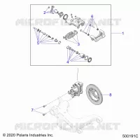 BRAKES, ETRIER DE FREIN ARRIERE