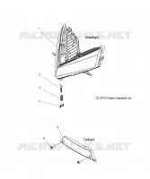 ELECTRICITE, HEADLIGHT AND TAILLIGHT